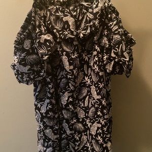 Cold shoulder Flowey shirt